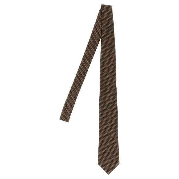 Brunello Cucinelli Men Texture Silk Tie